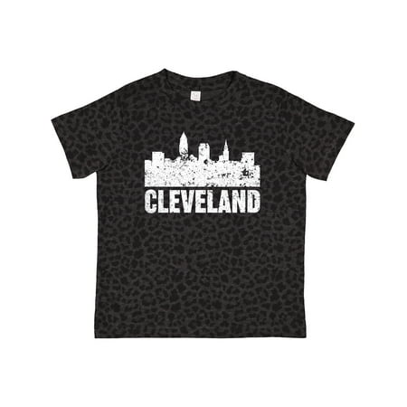

Inktastic Cleveland Skyline Grunge Gift Toddler Boy or Toddler Girl T-Shirt