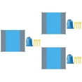 thumbnail image 3 of EXHUMKY 3-Piece Outdoor Mat Set, Portable and Foldable for Camping, Picnic, Beach, Hiking, 3 of 6