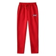 thumbnail image 2 of Ceisia Men's Relaxed Straight-Leg Sweatpants | Elastic Waist Athletic Pants with Union Jack Print & Side Pockets (Multiple Solid Colors) Gifts, 2 of 3