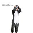 thumbnail image 2 of Jiibva Cartoon Pajamas Playsuit Family Hooded Warm Flannel Blanket Pajamas Homesuit Funny Homewear For Slumber Party, 2 of 7