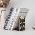 thumbnail image 4 of Sikiie Retro Raccoon Graphic Print Bookends 1 Pair, Wood Bookends for Shelves, Book Ends for Shelves, Book Shelf Holder for Home Office, 4 of 7