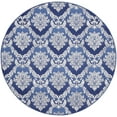 thumbnail image 3 of Nourison Whimsicle Botanical Farmhouse Blue 8' x round Area Rug, (8' Round), 3 of 9