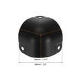 thumbnail image 2 of Uxcell 8 Pack Decorative Box Corner Cover, 29mm Metal Edge Guard, Furniture Corner Edges Protector, Black, 2 of 6