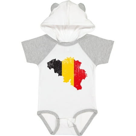 

Inktastic Belgian Map Flag Gift Baby Boy or Baby Girl Bodysuit