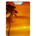 thumbnail image 2 of FMSHPON Palm Tree Sunset Clipboard Hardboard Wood Nursing Clip Board and Pull for Standard A4 Letter 13x9 inches, 2 of 8