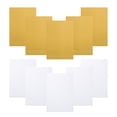 thumbnail image 2 of 10 hojas A4 de cartulina brillante para manualidades, scrapbooking y proyectos DIY (dorado y plateado), 2 of 8