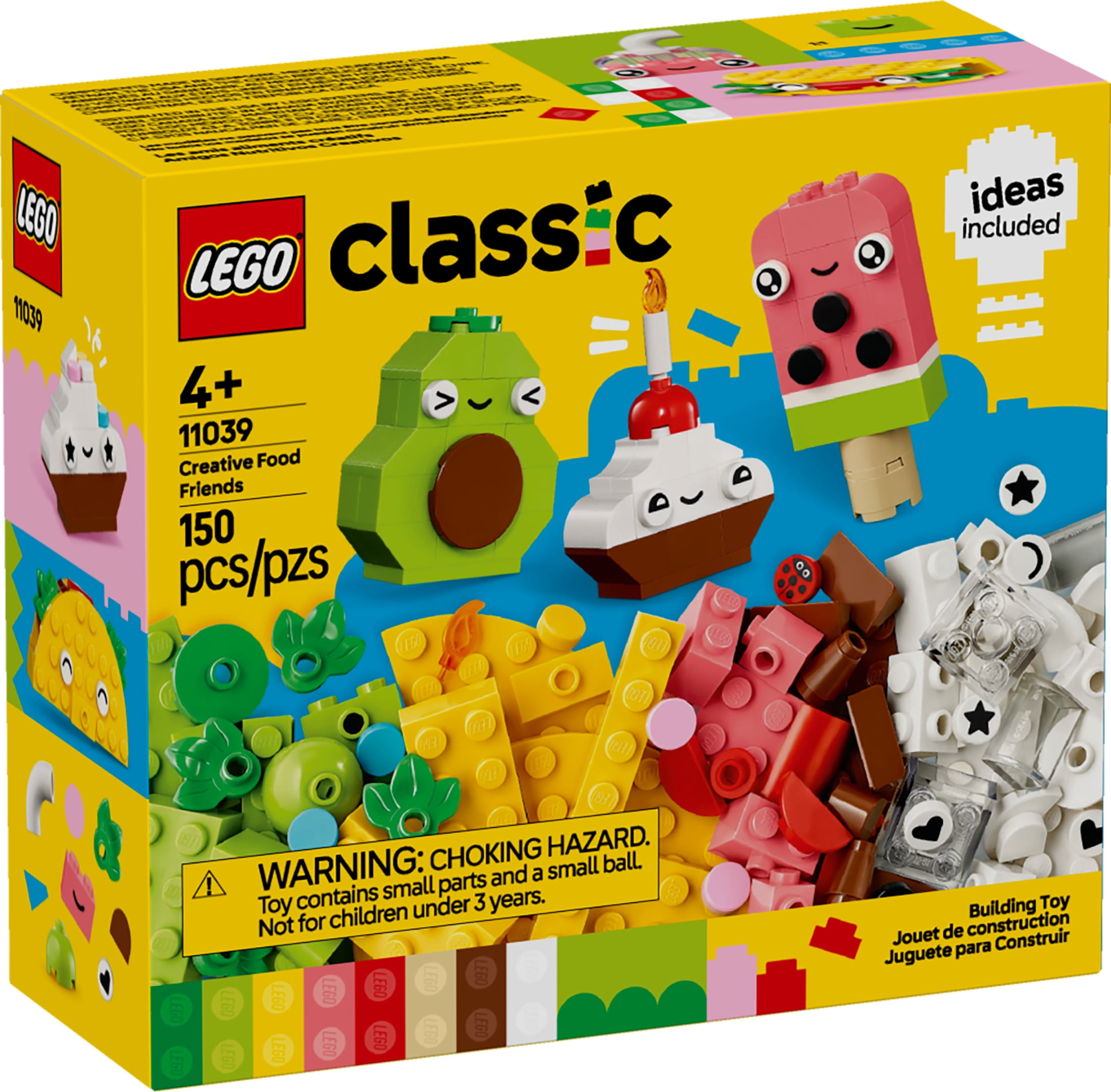 LEGO Classic Creative Food Friends Building Toy Set  Pretend Play Food for Kids, Boys and Girls, Age(图3) LEGO Classic Creative Food Friends Building Toy Set  Pretend Play Food for Kids, Boys and Girls, Age(图3)