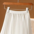 thumbnail image 6 of Busydd Maxi Skirts for Women Fashion Floral Print Pleated Skirt Casual Mesh A-Line Long Skirts Free Size, 6 of 8