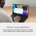thumbnail image 3 of Dell DC15255 15.6-inch FHD Touchscreen Laptop, AMD Ryzen 5-7530U, 8GB RAM, 512GB SSD, Carbon Black, 3 of 21
