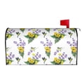 thumbnail image 3 of Fotbe Lavender Flowers Mailbox Covers Post Letter Box Cover Garden Decor Standard Size-25.5x21 in, 3 of 9