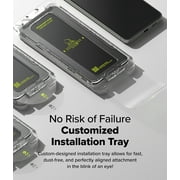 Ringke Easy Slide Tempered Glass for Galaxy S25, Easy Installation 9H Hardness Shatterproof HD Screen Protector