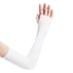 thumbnail image 1 of Minnieouse Manga del brazo Accesorios para ciclismo Resiliencia Verano Ciclismo Suministros Jogging Suavidad Brazos Cubierta Secado rápido Dulce guantes y mitones Blanco, 1 of 6
