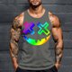 thumbnail image 1 of Camiseta sin mangas de cuello redondo para hombre, con estampado de Halloween, cuello redondo, estilo informal, deportiva, para hombre, 1 of 5