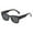 Black, variant on Unisex Retro Street Shot Sunglasses Under $8 Jelly Color PC Frame Slim Square Lens Eyewear for Women Men Minimalist UV400 Shades for Daily Walk