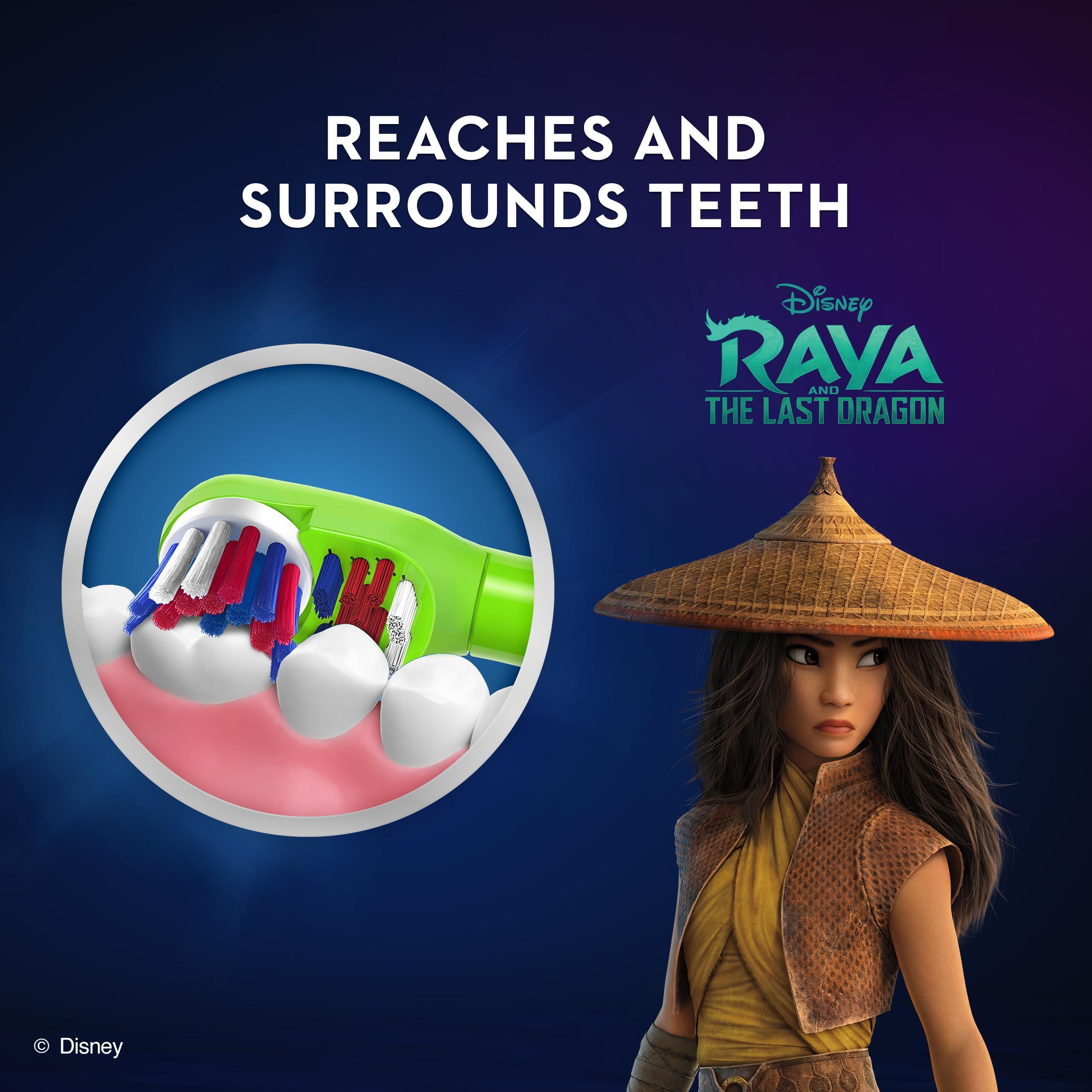 Oral-B Kid's Disney's Raya & the Last Dragon Battery Electric Toothbrush, Soft - image 8 of 8