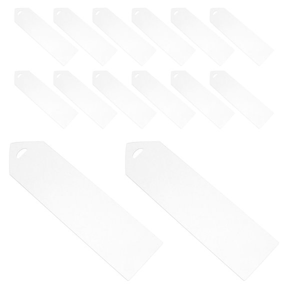 GETAJGHSD 20Pcs Clear Acrylic Bookmarks DIY Unique Table Signs for Wedding and Special Occasions