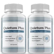 Quietum Plus Pills - Quietum Plus For Tinnitus & Healthy Ear Functioning -2 Pack