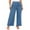 Dark Blue, variant on LYMAYTER Women Casual Trousers High Waist Wide Leg Pants for S-3XL Business Casual Long Straight Pants