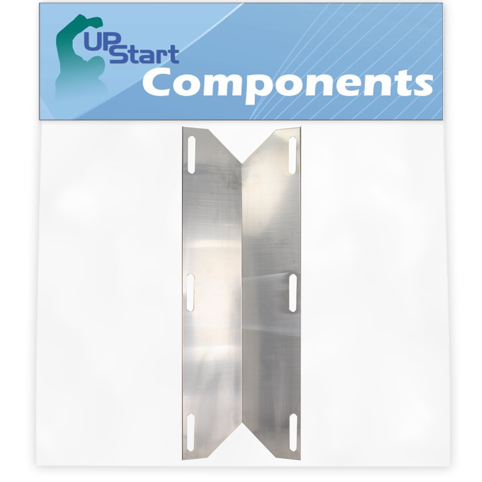 Details about   16 13/16" SS Heat Plates Replacement for Gas Grill Models Brinkmann 810-1750-S 