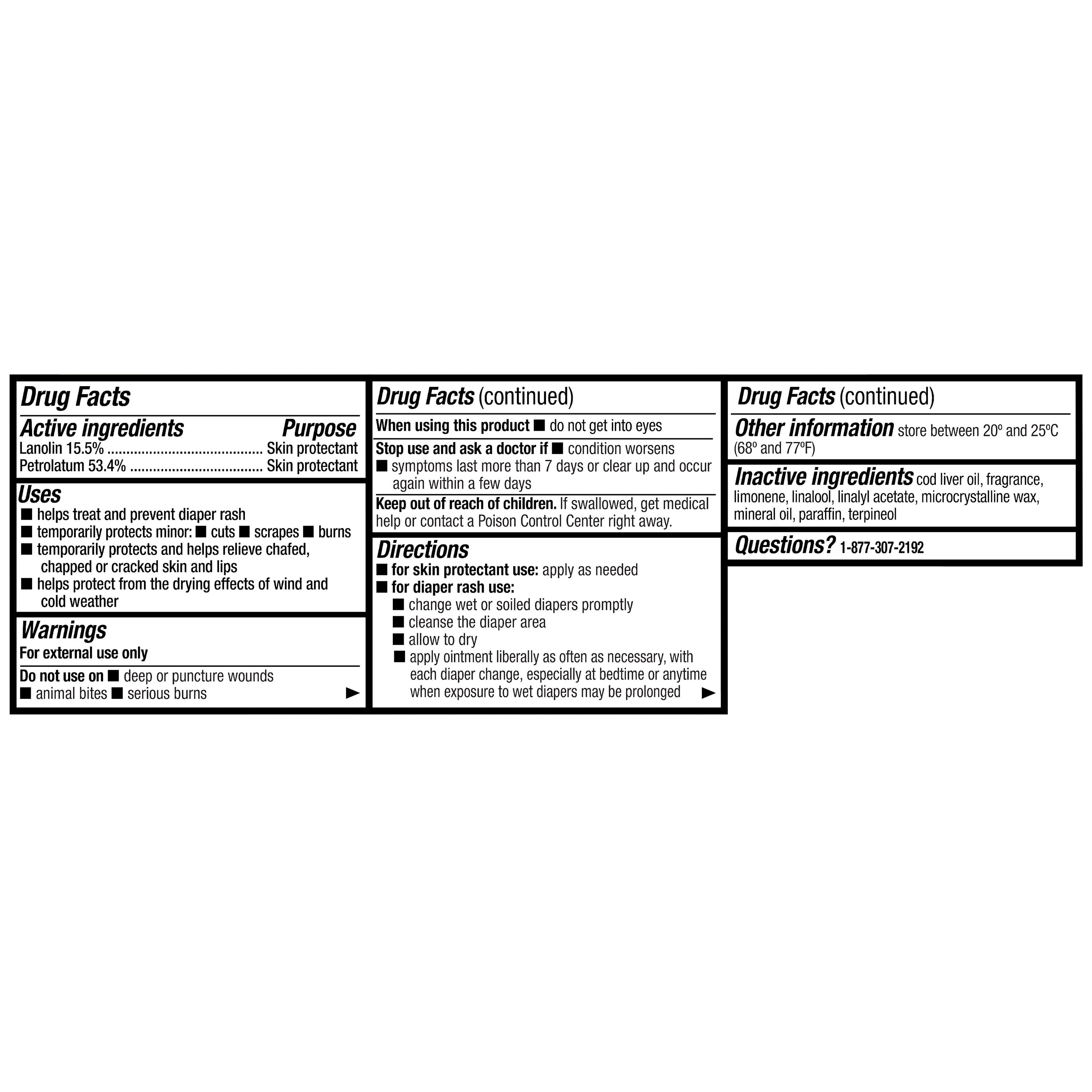 (4 pack) Parent's Choice Vitamin A and D Ointment, 4 oz