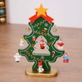 thumbnail image 3 of Xihbxyly La Oferta de Hoy Adornos de Escritorio para Árbol de Navidad de Madera con Amor, 3 of 7