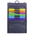 thumbnail image 4 of Smead Cascading Wall Organizer, 6 Pockets, Letter Size, Gray/Bright (92060), 4 of 9