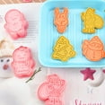 thumbnail image 4 of FUTUREORYY Biscuit Mold 6Pcs Pink Plastic Cookie Mold For Baking Tools And Diy Enthusiasts, 4 of 8