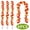 Design 1, variant on Fall Garlands Maple Leaf Thanksgiving Decorations Artificial Autumn Yellow Harvest Garland Hanging Vines for Home Wedding Fireplace Party Indoor Outdoor 22.96ft 4PCS Design 7