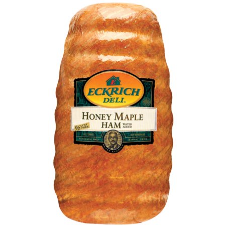 Eckrich Deli Honey Maple Ham, 96% Fat Free, Fully Cooked, Deli Sliced