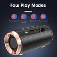thumbnail image 4 of Altavoces Bluetooth portátiles Yuxing Barra de sonido estéreo envolvente 9D Columna impermeable IPX7 Altavoz militar, 4 of 5