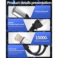 thumbnail image 6 of Dual Lightning Headphone Jack Adapter(2 Pack)for Apple MFi Certified Aux Audio Charger Cable Splitter for iPad for iPhone 14 13 Pro Max Connector Double Lighting Phone Charging Earphone Music Dongle, 6 of 7