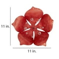 thumbnail image 2 of Eangee Flower Wall Decor Red, 2 of 4