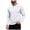 White, variant on ZIXKCGDSE Shirts for Men Crew Neck Stretch Athletic T Shirts Lightweight Comfortable Gym Top Size S