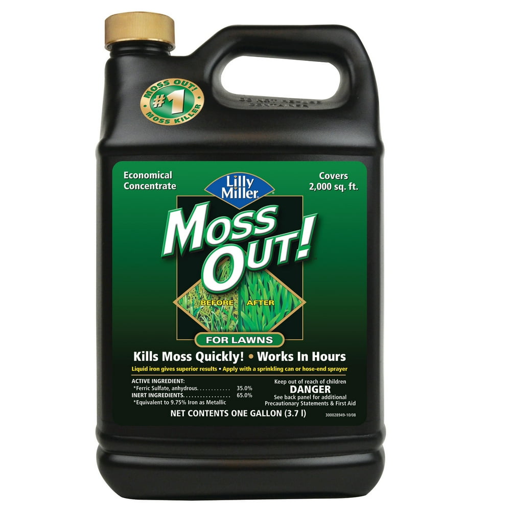 Lilly Miller Moss Out! Lawn Moss Killer Concentrate Herbicide, 1 gal