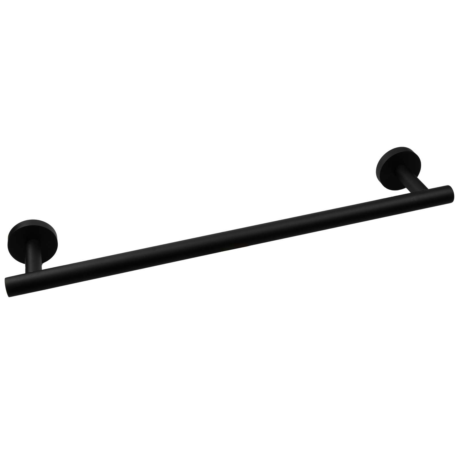 18" Towel Bar Rail Matte Black Wall Mounted Towel Holder Bathroom