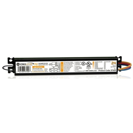 - G E Lighting 93893 Fluorescent Light Ballast, 2-Lamp