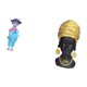 thumbnail image 5 of Muñeca Geisha Japonesa, Delicada Escultura de Resina, Figura Creativa con Kimono, Estatua de Mujer Africana, Adorno Único, Adecuado para Decoración de, 5 of 8