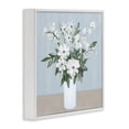 thumbnail image 2 of Stupell Industries Contemporary Mixed White Blooms on Blue White Framed Giclee Art, 17 x 17, by Marilyn Dunlap, 2 of 8