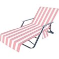 thumbnail image 3 of SeraphinaT Beach Chair Cover Microfiber Chaise Lounges Chair Towel Cover Stripe, 3 of 4