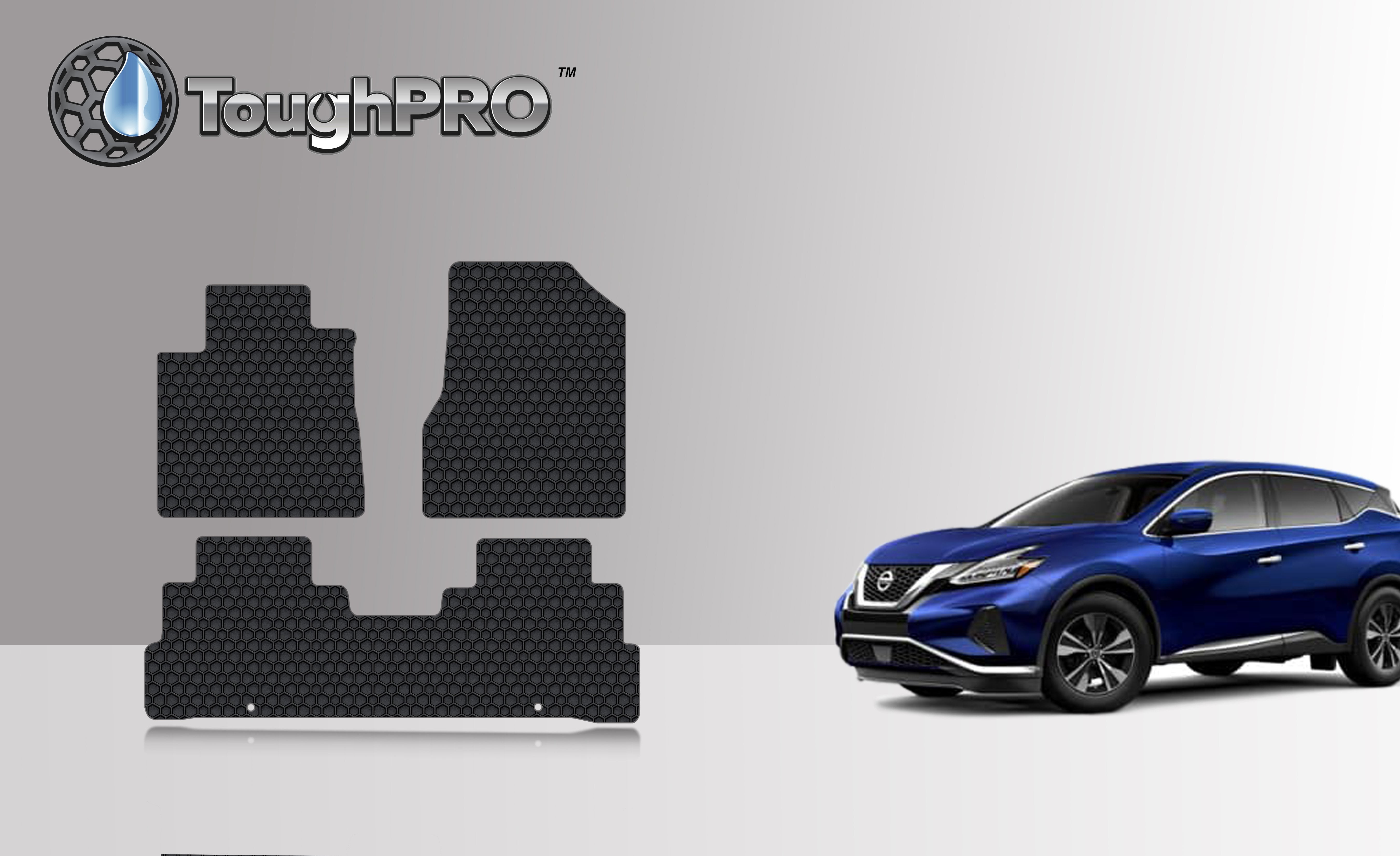 ToughPRO Floor Mat Accessories 1st & 2nd Row Mats Compatible with 2020