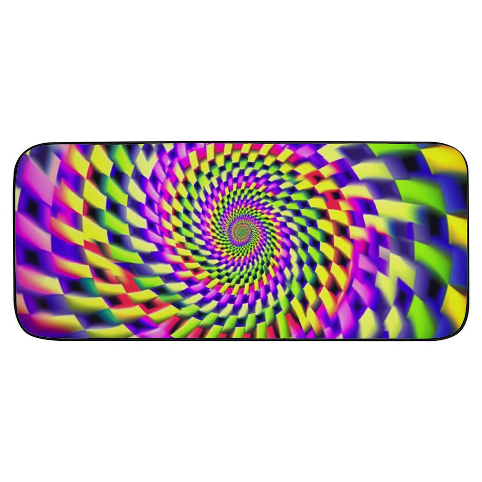 Heduofu Doormat Colorful Optical Expansion Non-Slip Indoor Entryway Door Mat (Rubber Backing) Decorative Door Mat, Door Mat with Non-Slip Rubber Backing, Easy Cleaning, Traps Dirt, for Entry, Patio