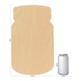 thumbnail image 6 of Wooden Mason Jar Sign 16 x 9-3/4-inch, Pack of 25 Unfinished Wood Jar Cutouts, Wood Crafts to Paint for Farmhouse Kitchen, by Woodpeckers, 6 of 8