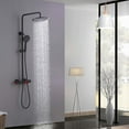 thumbnail image 2 of Slide Bar Wall Mounted Shower Faucet Set, Exposed Shower Combo Set with Rough-in Valve, 2 of 5