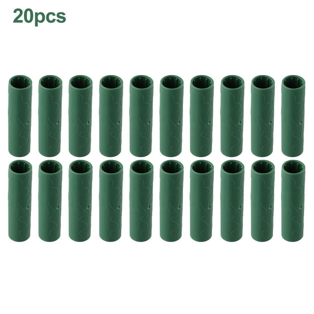 Feimier 20 pcs Plant Support Rod Connecting Pipe, Climbing Plant Support Rod Connector,Yard, Garden & Outdoor Living