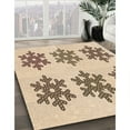 thumbnail image 3 of Ahgly Company Machine Washable Indoor Square Transitional Copper Brown Area Rugs, 6' Square, 3 of 7