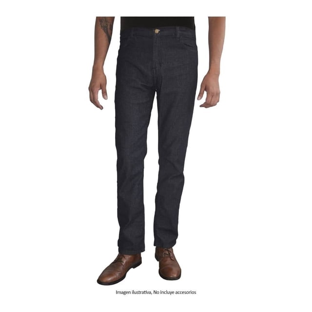 Jeans George para Hombre, Slim Fit Negro Talla 32