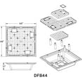 thumbnail image 4 of Little Giant DFB44 44-Inch Disappearing Water Fountain Basin, Supports Up to 3,000 lbs, Black, 566558, 4 of 6