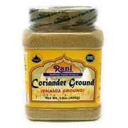 Rani Coriander Ground Powder (Indian Dhania) Spice 14oz (400g) PET Jar ~ All Natural, Salt-Free | Vegan | No Colors | Gluten Friendly | Non-GMO | Indian Origin