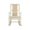 thumbnail image 2 of Rena Rocking Chair, Cushion Seat and Back, White Mahogany Mindy Wood, 2 of 6