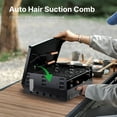 thumbnail image 2 of Portable Charcoal Grill, Small BBQ Grill Outdoor Folding Barbecue Grill with Barbecue Accessories & Lid, Foldable Camping Grill for Outdoor Cooking Camp Picnic Hiking Beach Patio Smokers, 2 of 6